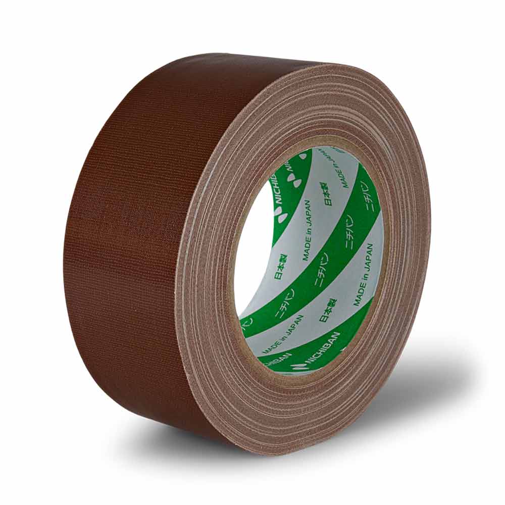 Vävtejp Nichiban 50 mm x 25 m brun