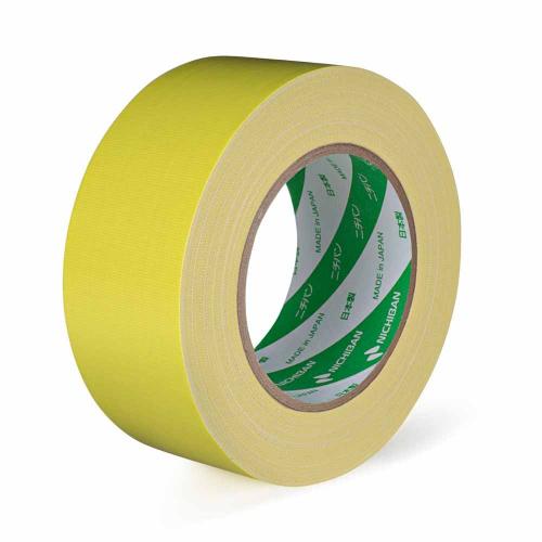 Vävtejp Nichiban 50 mm x 25 m gul