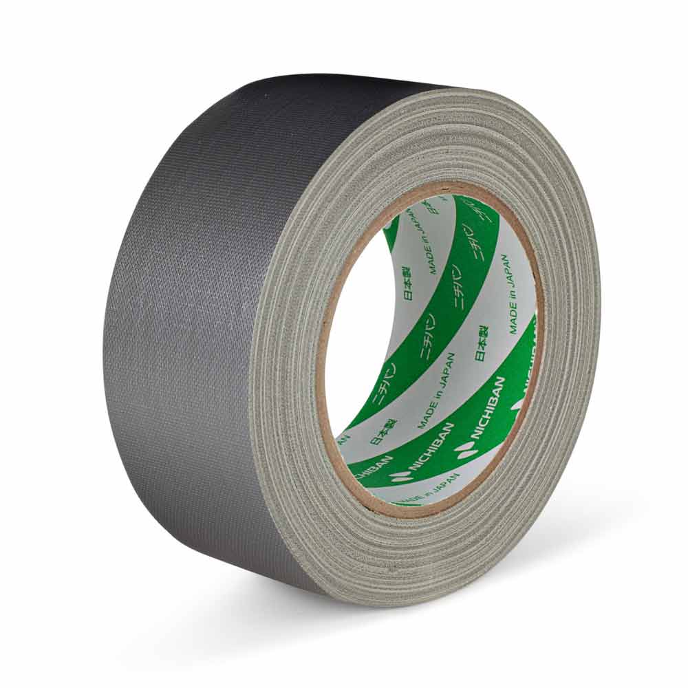 Vävtejp Nichiban 50 mm x 25 m silvergrå