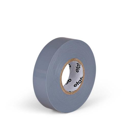 Plasttejp 25 mm x 20 m grå 10 rl/fp