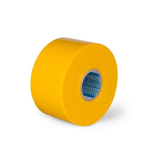 Plasttejp 38 mm x 20 m gul 5 rl/fp