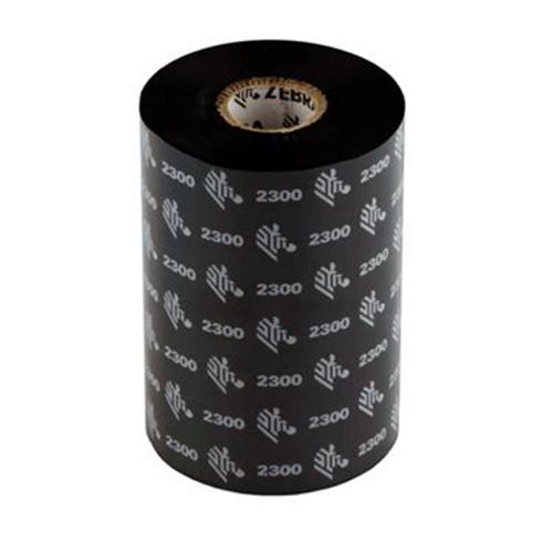 TT folie Zebra 2300 Vax 110 mm x 450 m, svart, 1 rl/fp