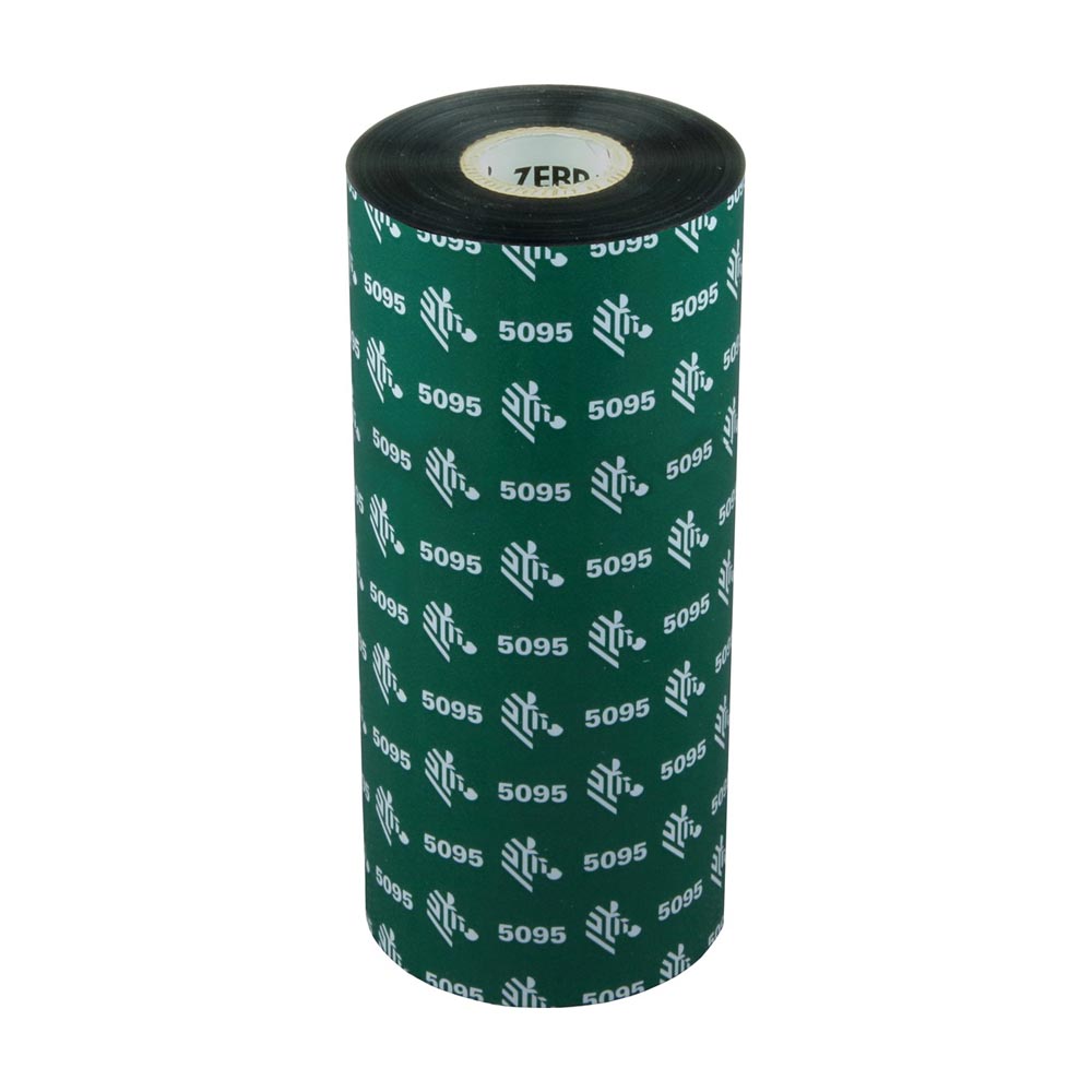 TT folie Zebra 5095 Harts 174 mm x 450 m, svart, 1 rl/fp