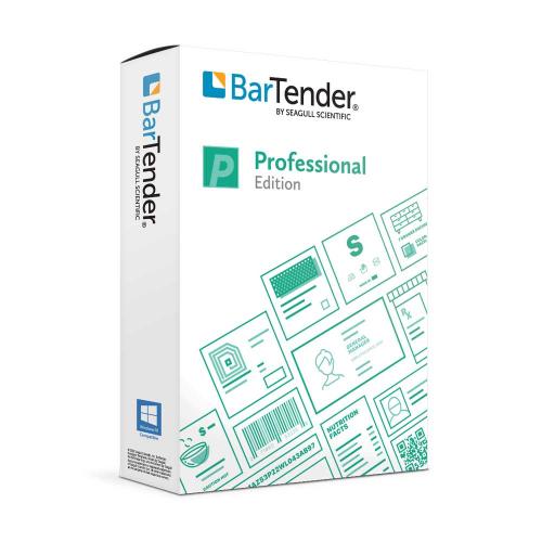BarTender Professional 2024 etikettprogram 2 skrivare