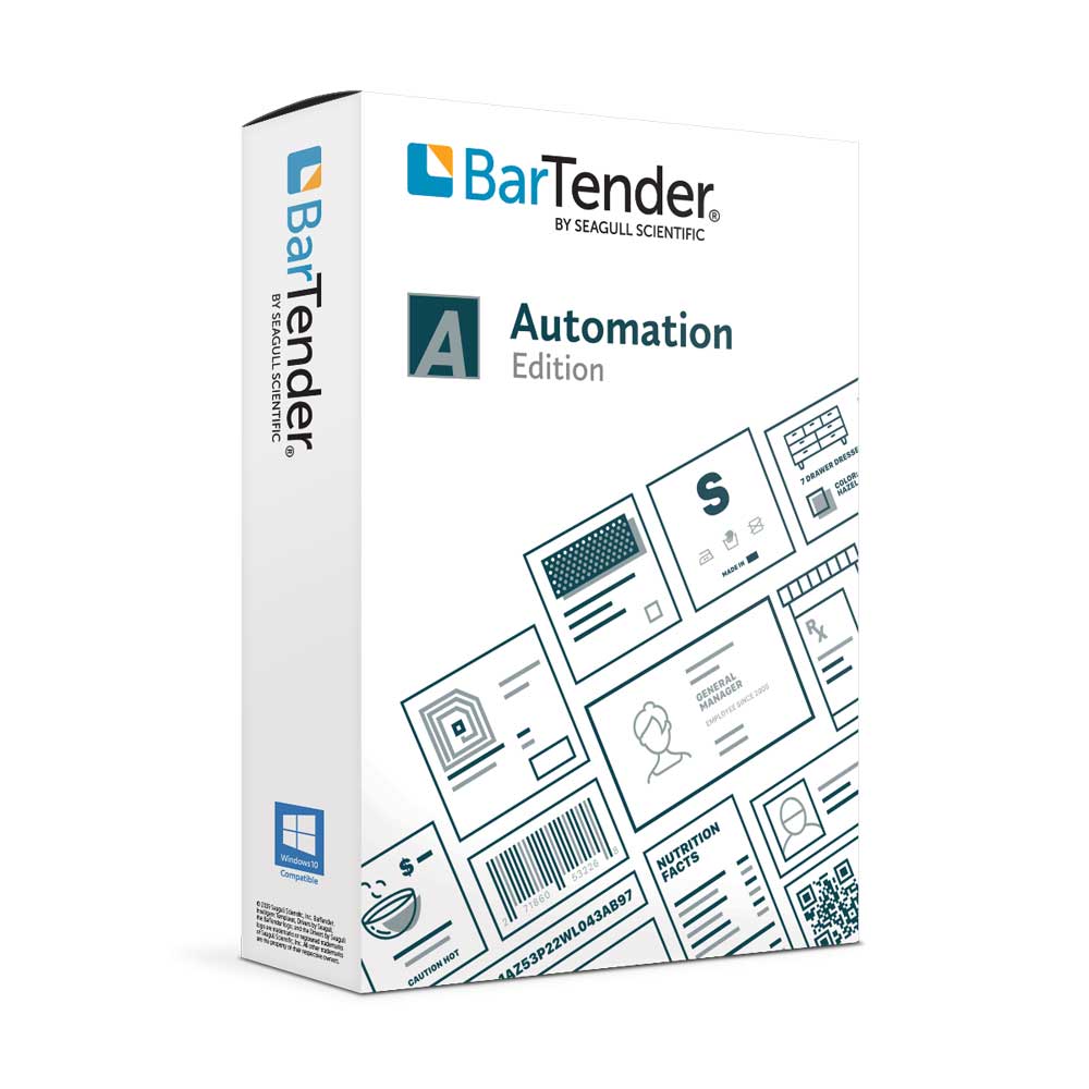 BarTender Automation 2024 etikettprogram 2 skrivare