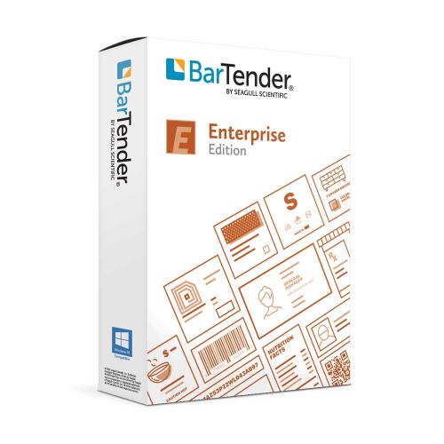 BarTender Enterprise 2024 etikettprogram 3 skrivare