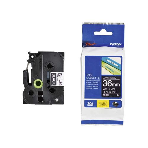 TZE-365, 36 mm vit på svart