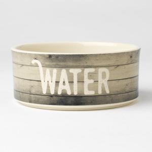 Farm Dog WATER Bowl 6″ Gray