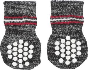 Hundsockor, 2p, Non-slip Grå S-M