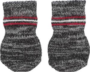 Hundsockor, 2p, Non-slip Grå S-M