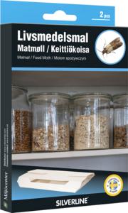 Silverline Livsmedelsmalfälla 2-pack