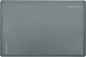 BE NORDIC Matskålsunderlägg, silikon, 60 × 40 cm, grå