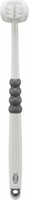 Tandborste tresidig, hund/katt, 18 cm, vit/grå