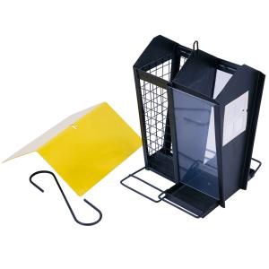 Nobby Vildfågel Foderautomat LAJA, Svart, 17x16x21cm