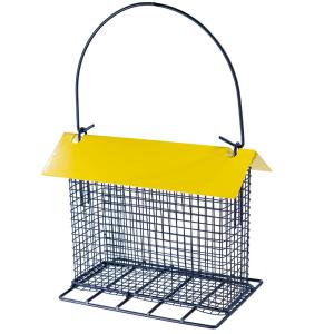 Nobby Vildfågel Foderautomat 14 x 10 x 13 cm, Svart/Gul