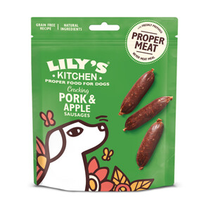 Lilys Kitchen Pork & Apple Sausage 70g