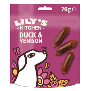 Lilys Kitchen Duck & Venison Sausage 70g