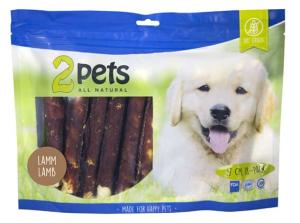 2pets Tuggrulle m lamm 17cm, 18-pack XL, 840g