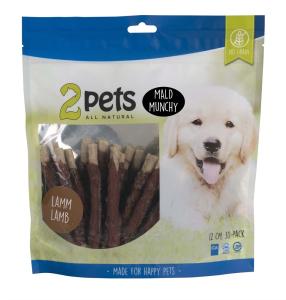 2Pets Tuggpinnar, Mald, lamm, 12cm, 30-p, 400g