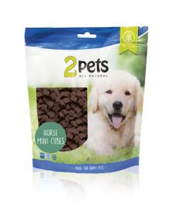 2Pets Dogsnack Häst Minicubes 400g