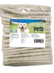 2Pets 100st Tuggpinne Vit ca 12,5cm 8mm