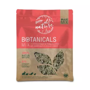 Bunny Nature Botanicals Maxi - Hallonblad & Blåklint 400g