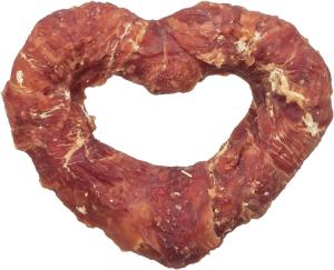 Denta Fun Heart med ankbröst, ø 10 cm, 70 g