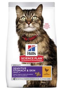 Hills Feline Adult Sen. Stomach & Skin Chicken 1,5kg