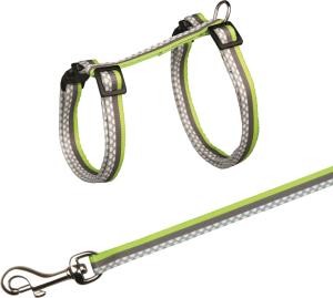 Kattsele med koppel 27-45vm/10mm, 1,20m