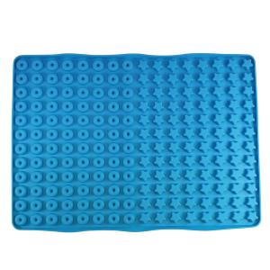 Nobby Silicon baking mat ”Donut & Star”, 39 x 28 cm