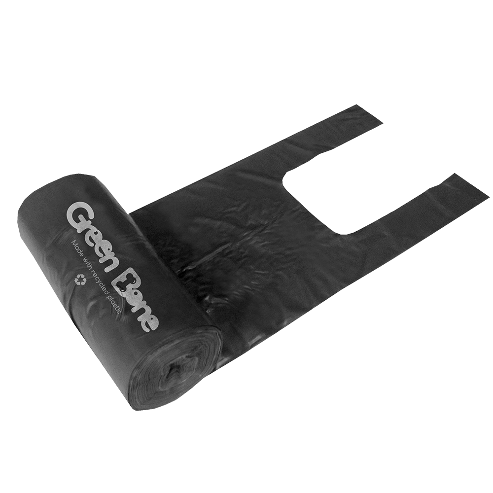 Green Bone Hundpåsar 50-p Svart Handtag