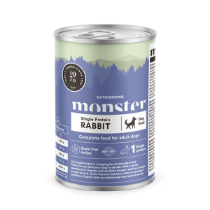 Monster Dog Single Rabbit 400g