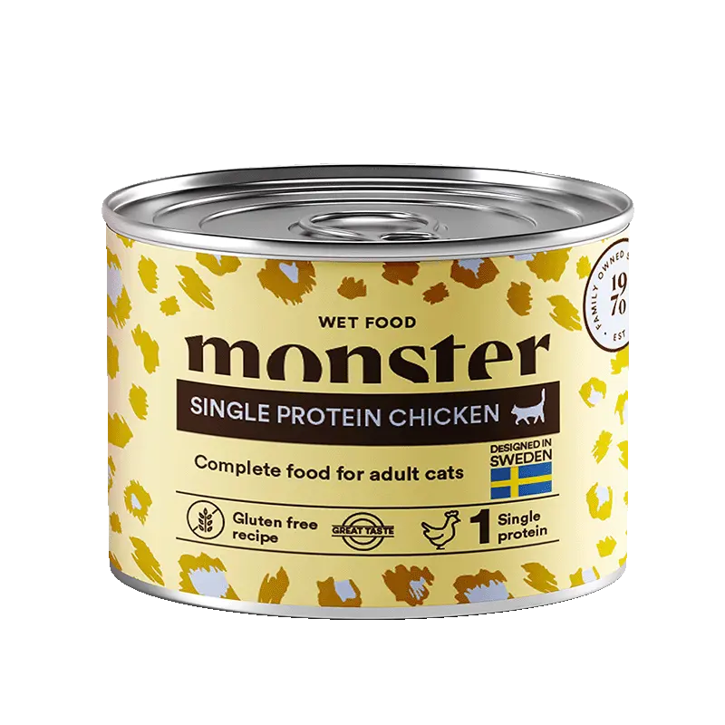 Monster Cat Adult Single Chicken 200g