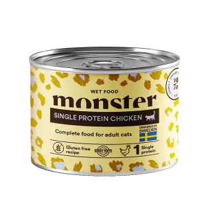 Monster Cat Adult Single Chicken 200g