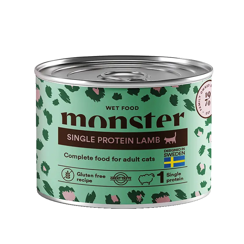 Monster Cat Adult Single Lamb 200g