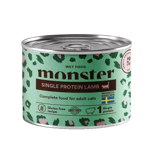 Monster Cat Adult Single Lamb 200g