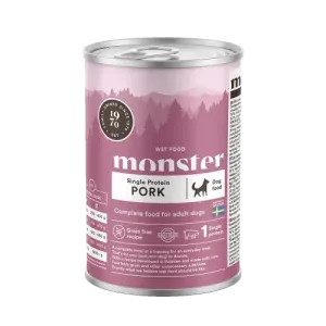 Monster Dog Single Pork 400g