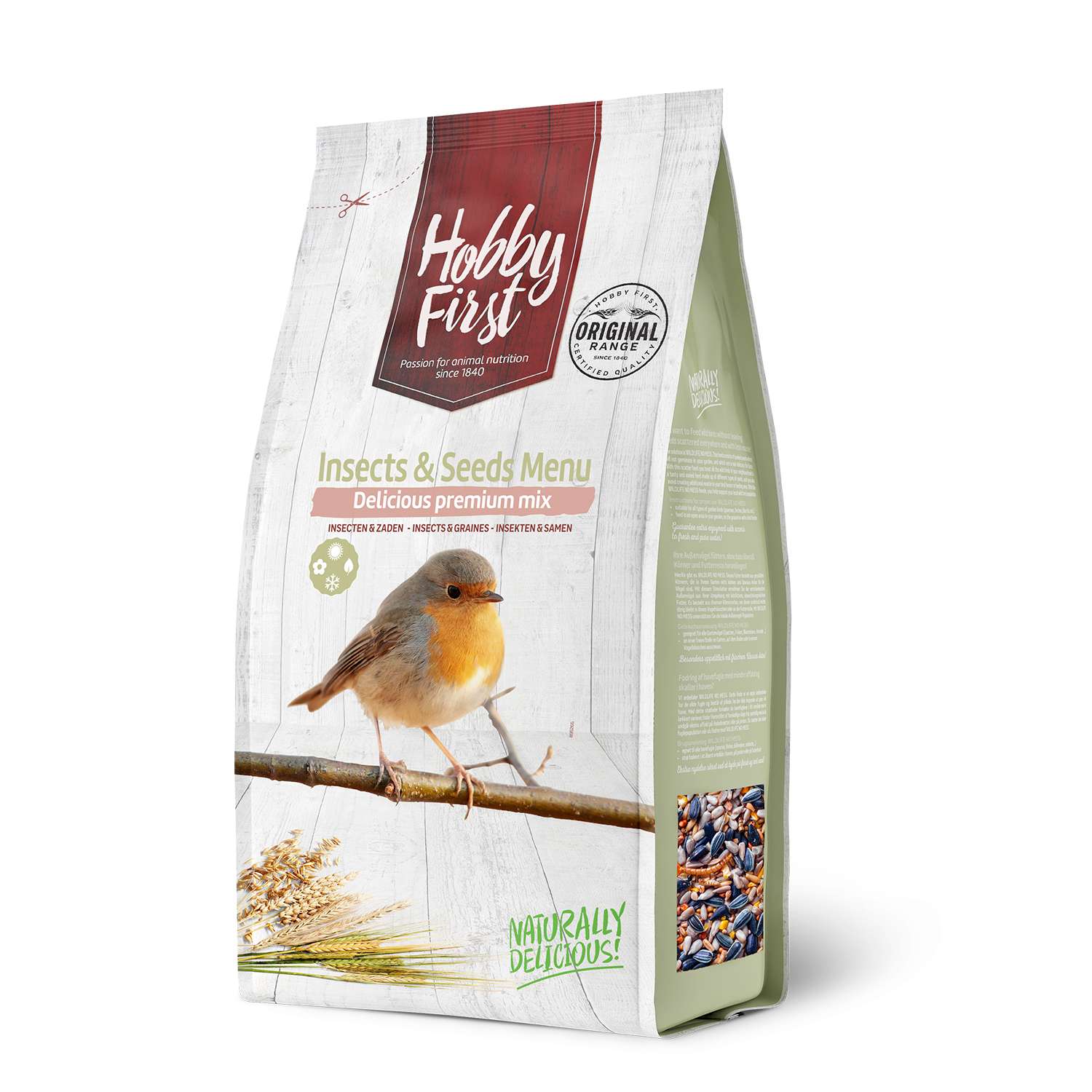 Hobby First Fågelfrö Insects & Seeds 4kg