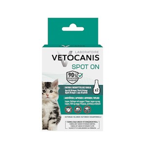 Vetocanis Anti-parasit Spot-On kattunge 2x0,6ml