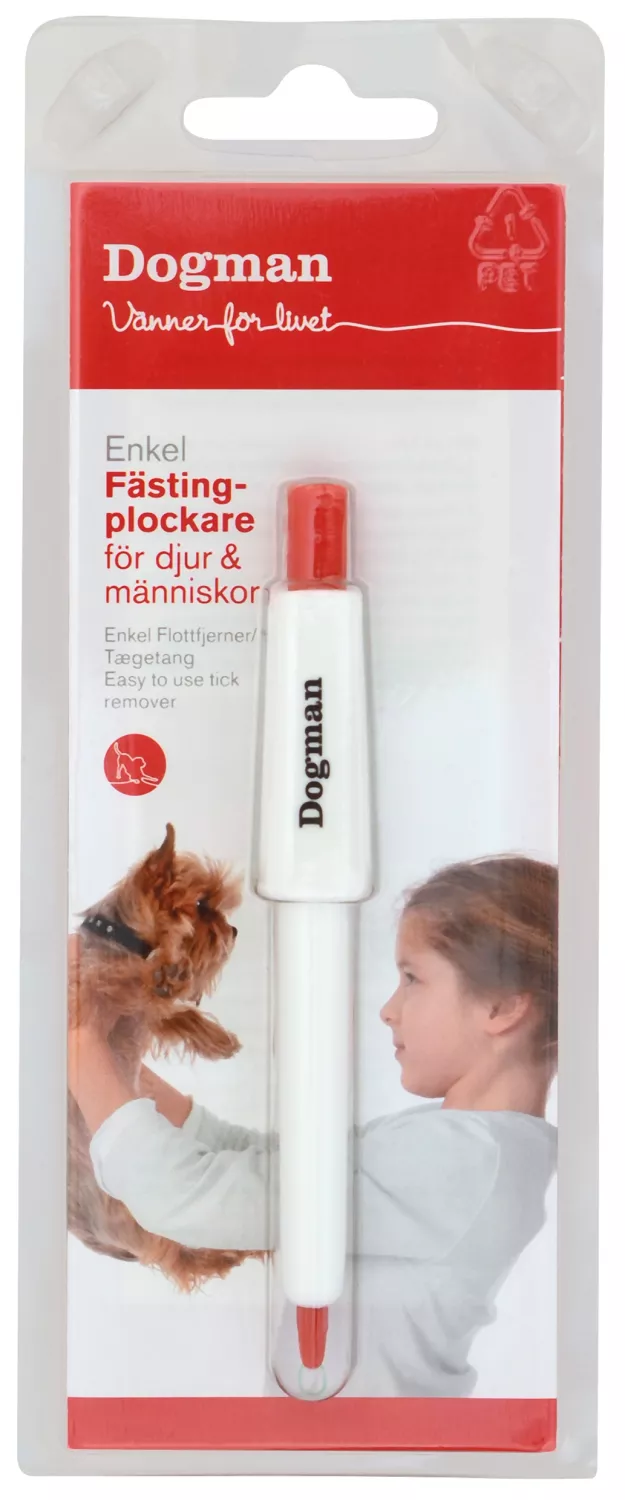 Fästingplockare Penna, Vit