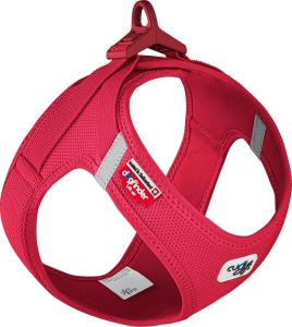 Curli Vest sele Clasp Air-Mesh Röd 2XS: 30,2-33,8 cm (2-4 kg)