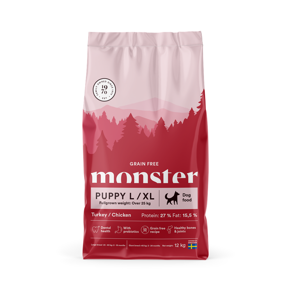 Monster Puppy Chicken/turkey GF L-XL 12KG