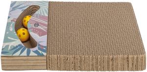 Klösbräda med leksak, wellpapp, Catnip, 38 × 30 cm