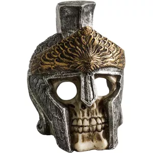 Ozami Skull With Roman Helmet 12,2x11,2x15,5cm