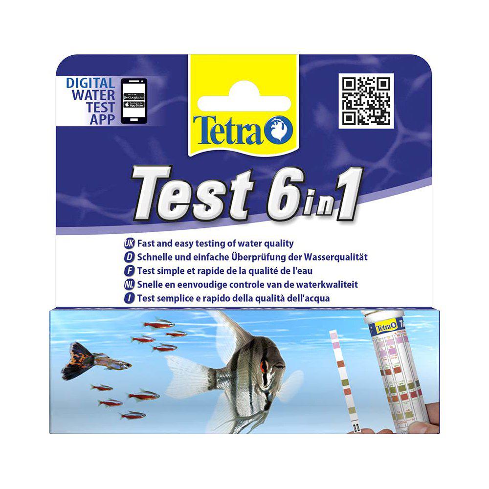 Tetra test set 6in1 25st ( GH/KH/NO2/NO3/PH/CI2)