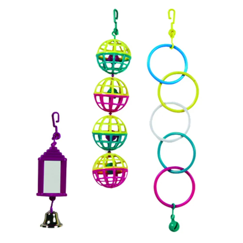 Fågelleksaker 3st Nr 1