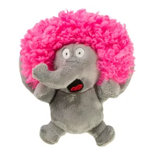 Godog Silent Squeak Crazy Hair Elephant20cm