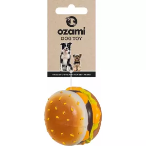 Hundleksak Burgare 6,2x6,2x4cm Latex