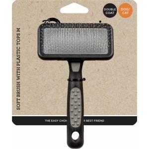 Soft Brush With Plastic Tops Medium 14,5x9x3cm