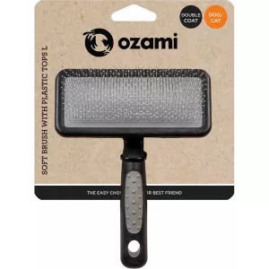 Soft Brush With Plastic Tops Medium 14,5x9x3cm